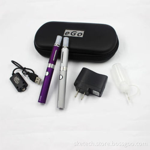 Electronic cigarette starter kit with spring coil, unique design